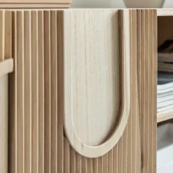 Meuble TV en bois de paulownia Nilo