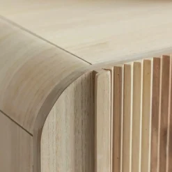 Meuble TV en bois de paulownia Nilo