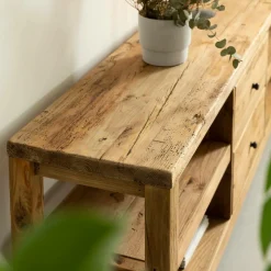 Meuble TV en bois de pin recyclé Blaise