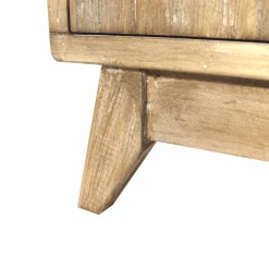 Meuble TV en bois de sapin 112 cm Natural