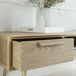 Meuble TV en bois plaqué Vienne