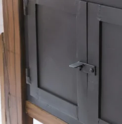 Meuble TV en bois recyclé et métal Hector