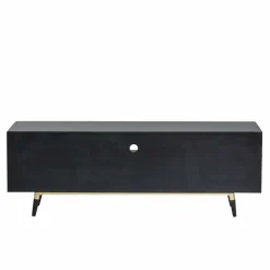 Meuble TV en cannage et métal Volterra