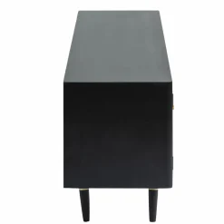 Meuble TV en cannage et métal Volterra