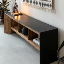 Meuble TV en pin recyclé Constance