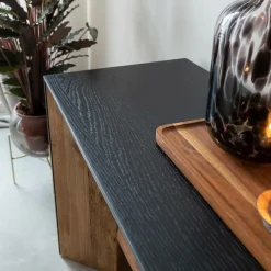 Meuble TV en pin recyclé Constance