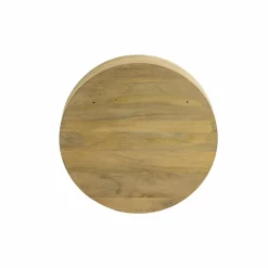 Miroir avec étagères en bois de manguier clair Juliet