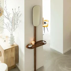 Miroir en bois de manguier Dari