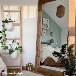 Miroir en bois recyclé 165 cm Garance