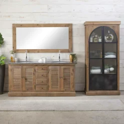 Miroir en bois recyclé 165 cm Garance