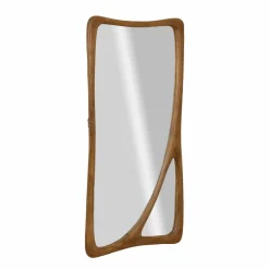 Miroir mural organique en bois de manguier Marley
