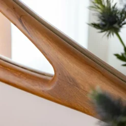 Miroir mural organique en bois de manguier Marley