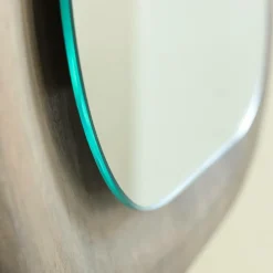 Miroir ovale en bois de manguier Marley