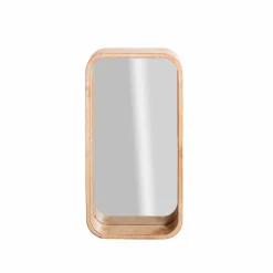 Miroir rectangulaire en bois de manguier Domi