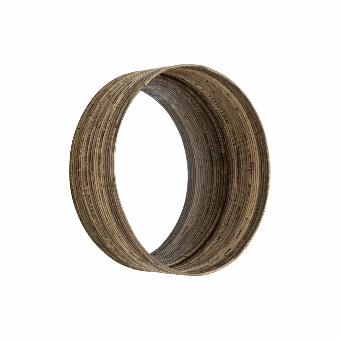 Miroir rond en rotin Rattan