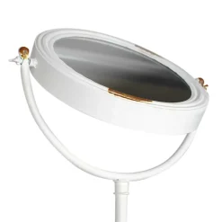 Miroir style industriel blanc