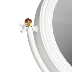 Miroir style industriel blanc