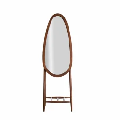 Miroir sur pied en bois de manguier Joyce
