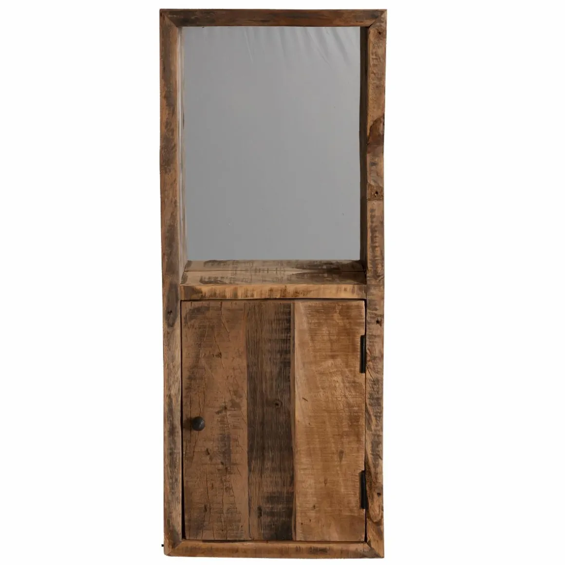 Miroir vertical style porte en bois recyclé Vicky