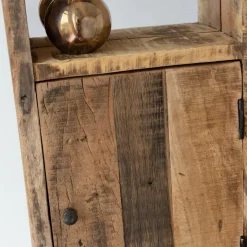 Miroir vertical style porte en bois recyclé Vicky