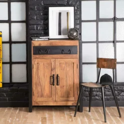 Petit buffet en bois d'acacia 80 cm Havana