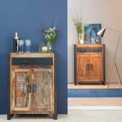 Petit buffet en bois d'acacia 80 cm Havana