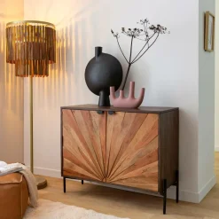 Petit buffet en bois d'acacia Elvira