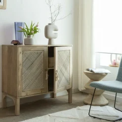 Petit buffet en bois de manguier Indiana