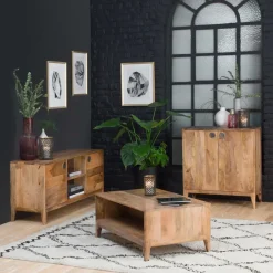 Petit buffet en bois de manguier Eloi