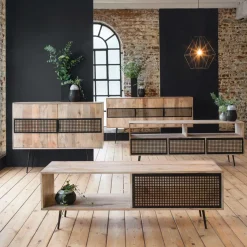 Petit buffet en bois de manguier Jasmin