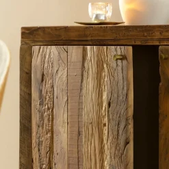 Petit buffet en bois recyclé Naël