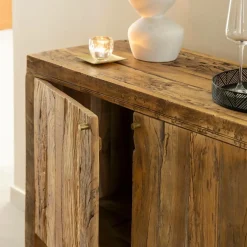 Petit buffet en bois recyclé Naël