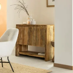 Petit buffet en bois recyclé Naël