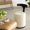 Petit Fauteuil blanc en manguier Adonis