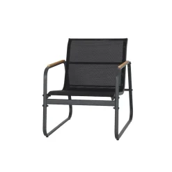 Petit salon de jardin gris Zohra