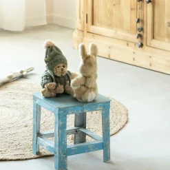 Petit tabouret en métal Alban