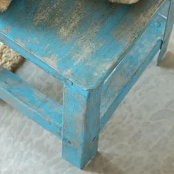 Petit tabouret en métal Alban