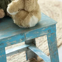 Petit tabouret en métal Alban