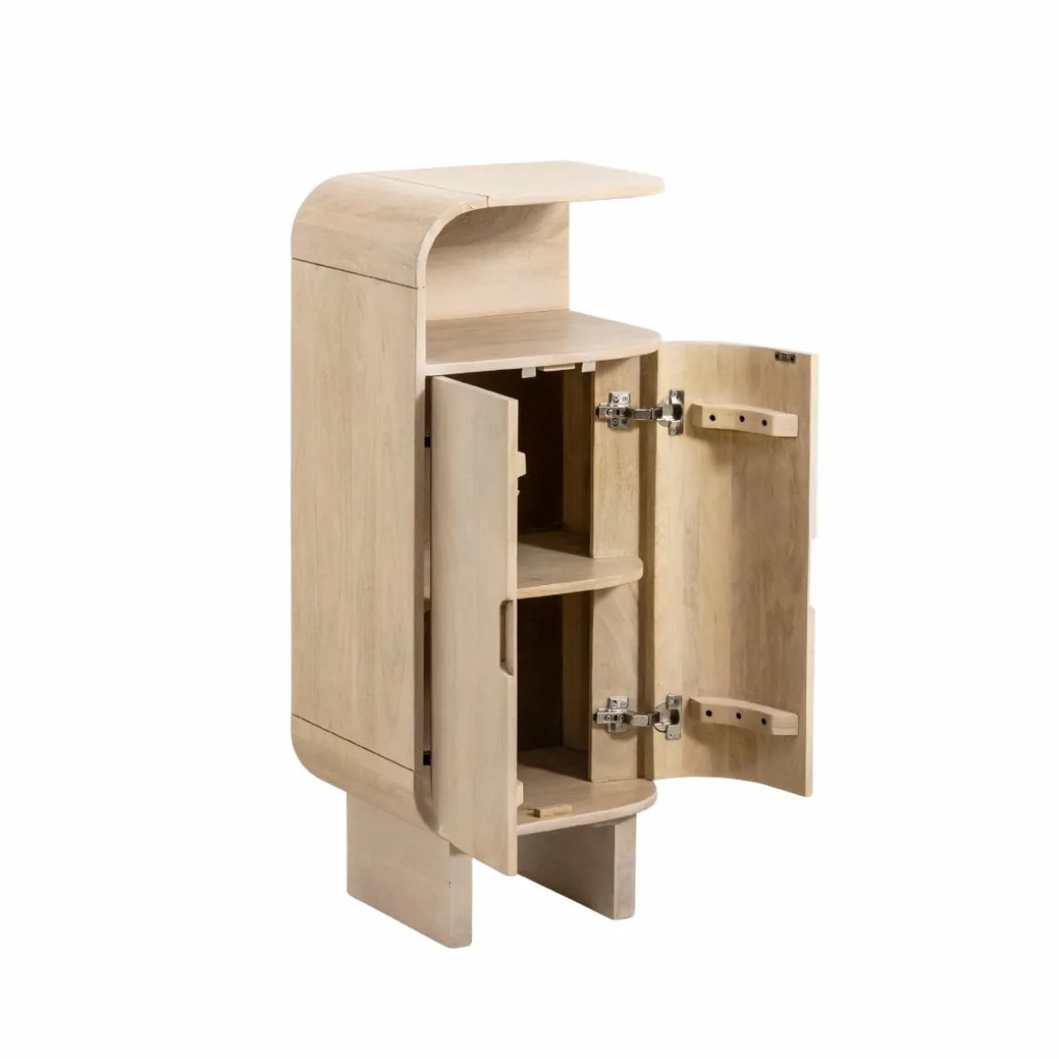 Petite colonne en bois de manguier Yoni