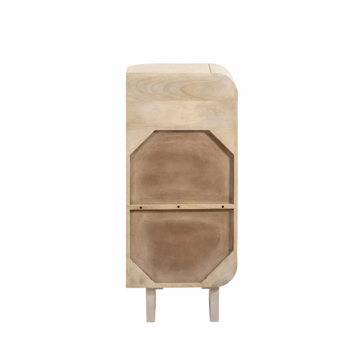 Petite colonne en bois de manguier Yoni