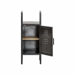 Petite colonne en métal noir Abel