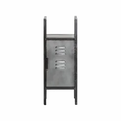 Petite colonne en métal noir Abel