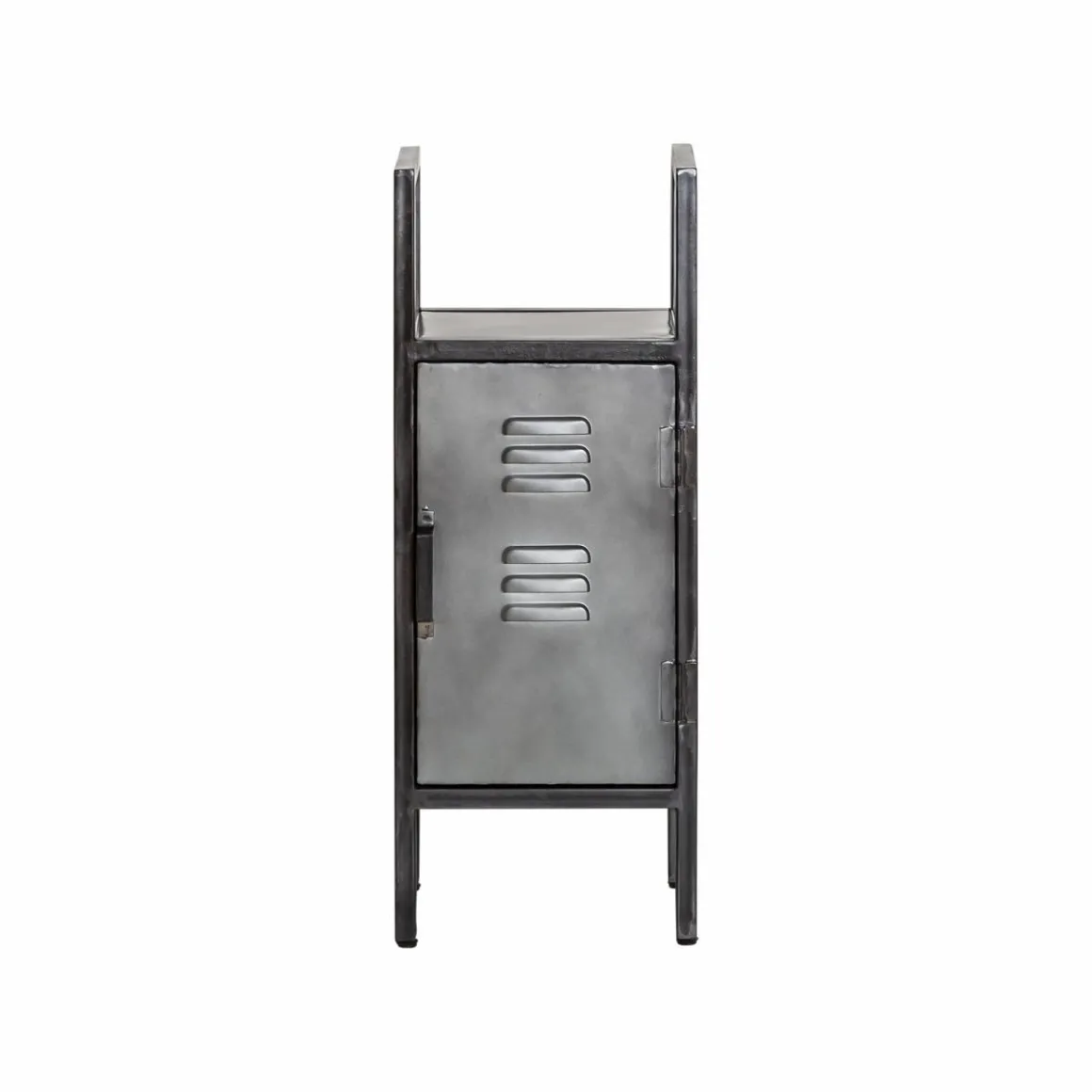 Petite colonne en métal noir Abel