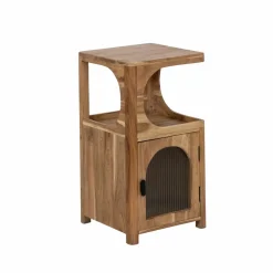 Petite étagère en bois d'acacia Emyr