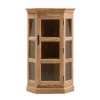 Petite vitrine d'angle en bois d'acacia Esmée