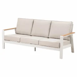 Salon de jardin crème 5 places Orion