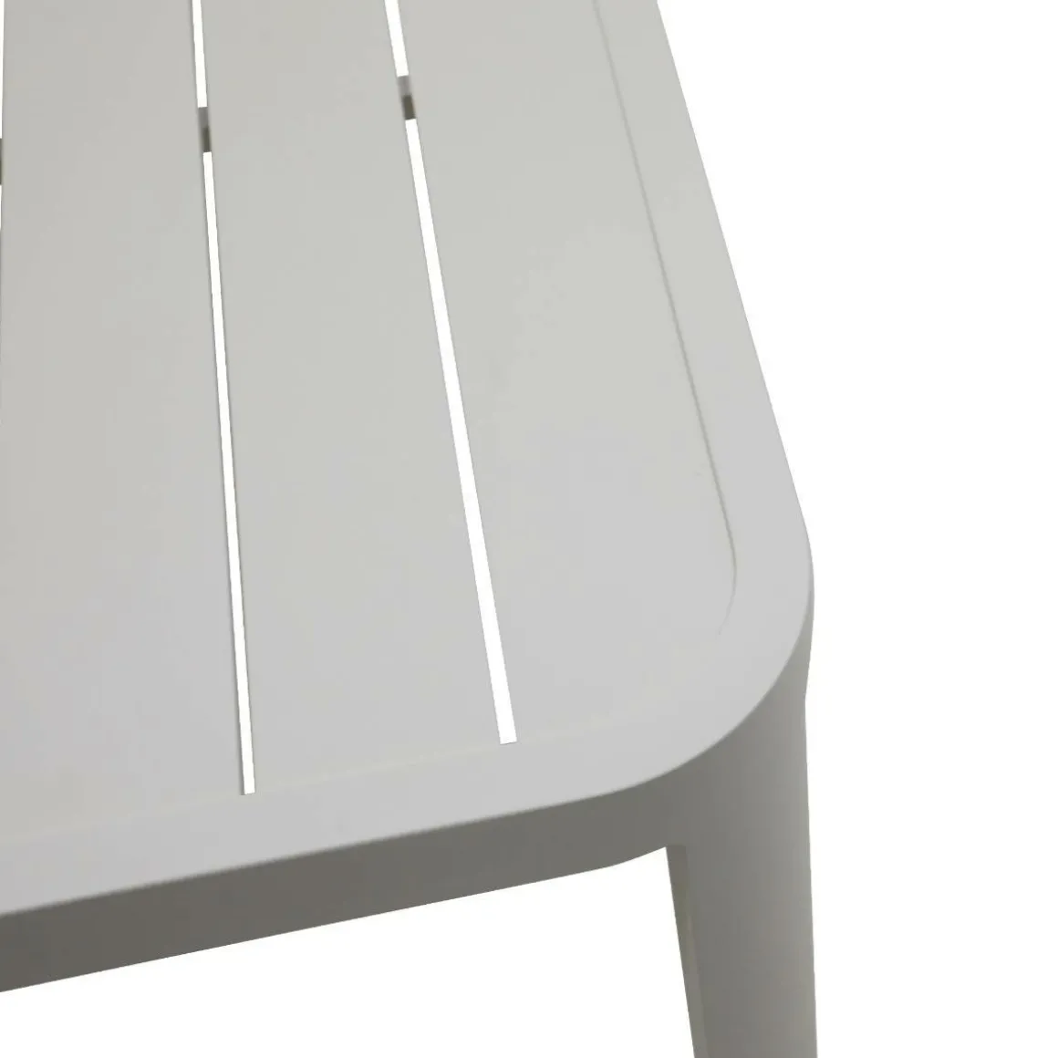 Salon de jardin en aluminium taupe Loréa