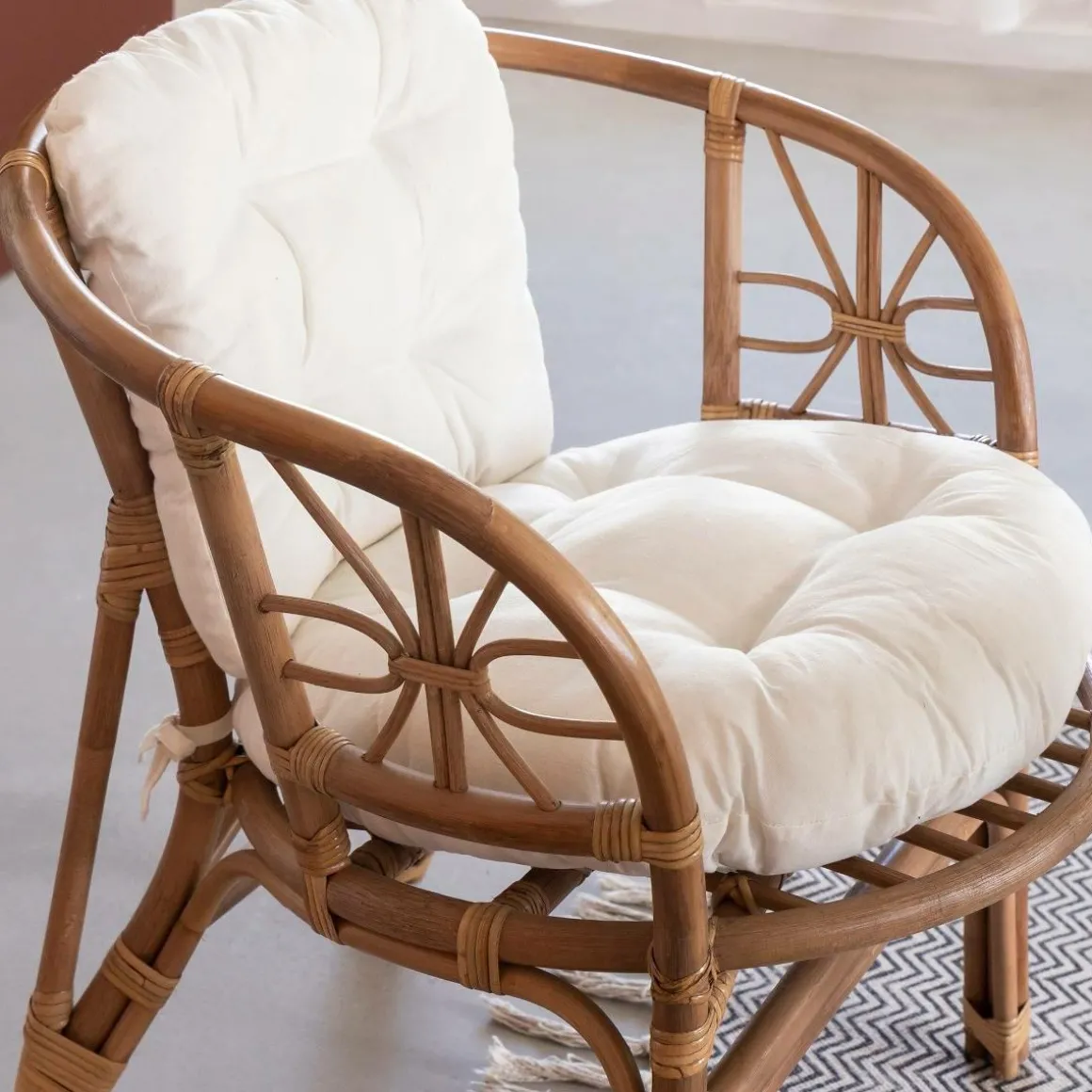 Salon de jardin en rotin 4 places Rattan