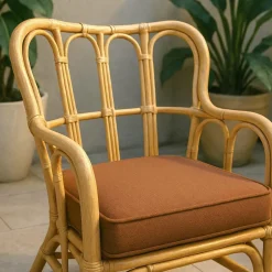 Salon de jardin en rotin terracotta Rattan