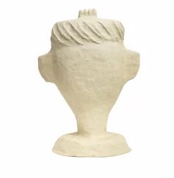 Sculpture buste homme en papier mâché Antoine